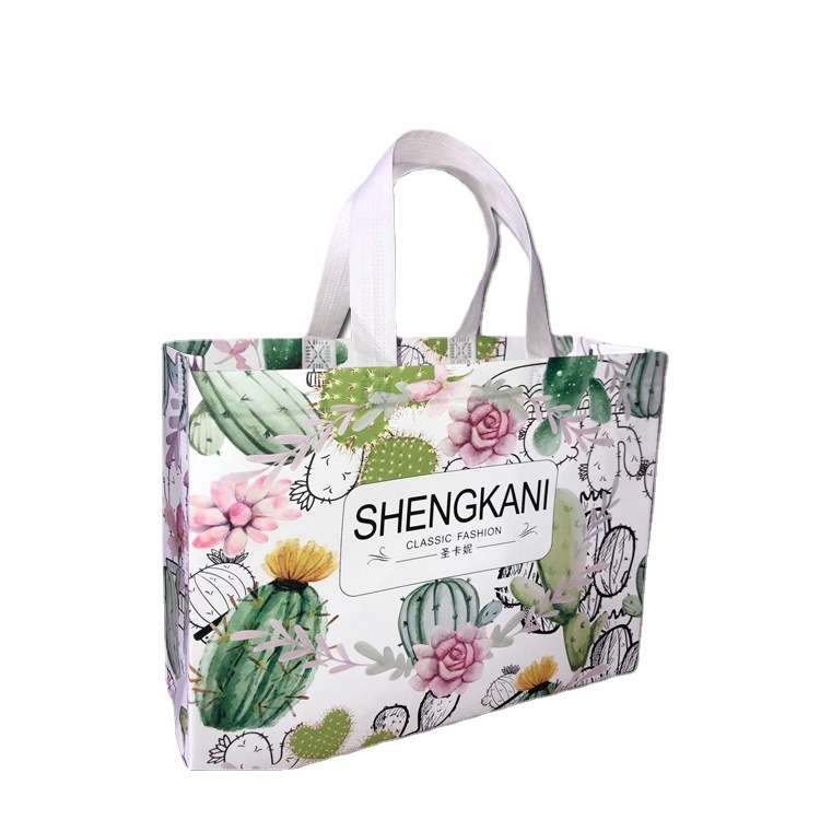 厂家供应生产定手挽无纺布袋子 做电压覆膜袋 有侧风琴机压彩印袋