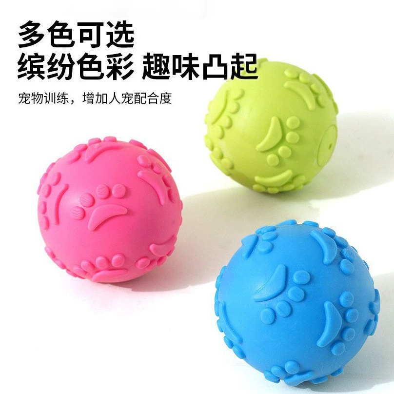 Football toy for training, makes sounds, getting rid of boredom, pet