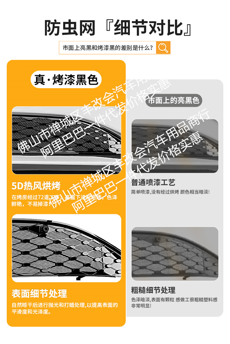 Suitable for Byd Seal 06Ev Integrated Welding Car Insect-Proof Net Front Grille Special Modification Decorative Strip