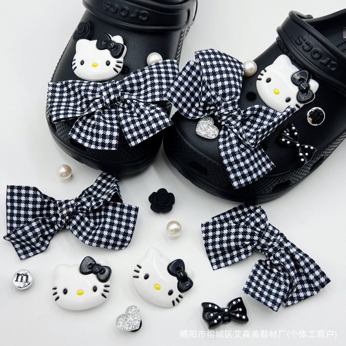 Estrellas plateadas ajuste agujero agujero perdido zapatos decorativos accesorios DIY extraíbles accesorios de flores hebillas de zapatos accesorios tridimensionales