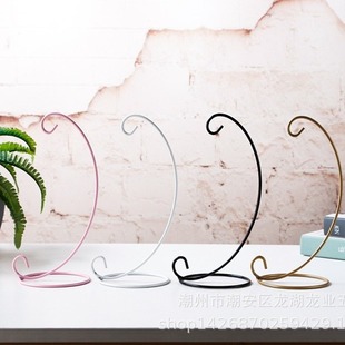 23 Micro-Landscape Ecological Bottle Iron Hanging Plant Bottle Hanger Hook Flower Stand Iron Frame Fuzzy Doll Hanging Basket Bracket