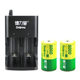 Delip No.1/D rechargeable battery charger set water heater emergency light battery No.1 rechargeable
