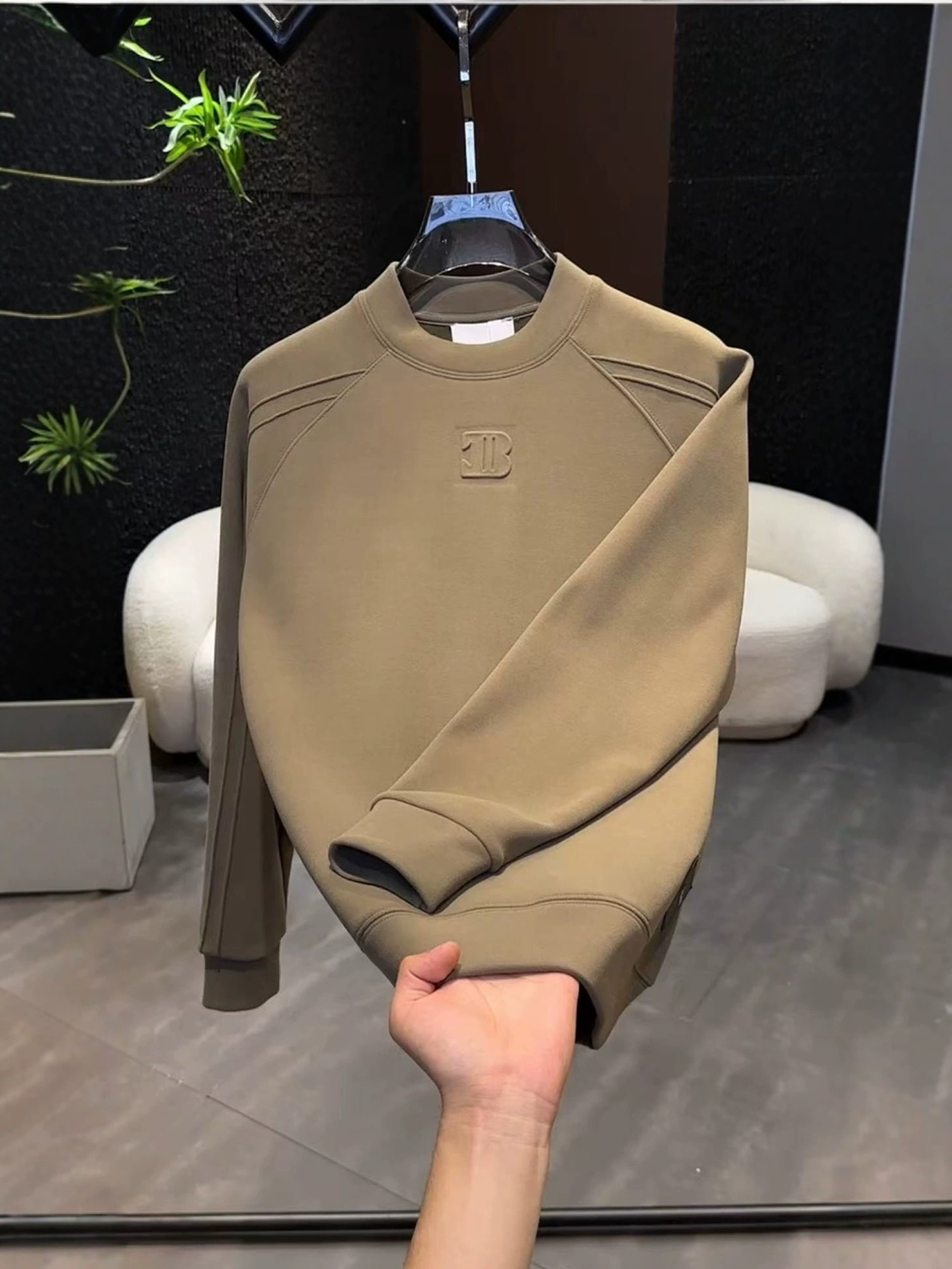 24 зимние плюшевые повседневные свитера мужской прилив с круглым вырезом