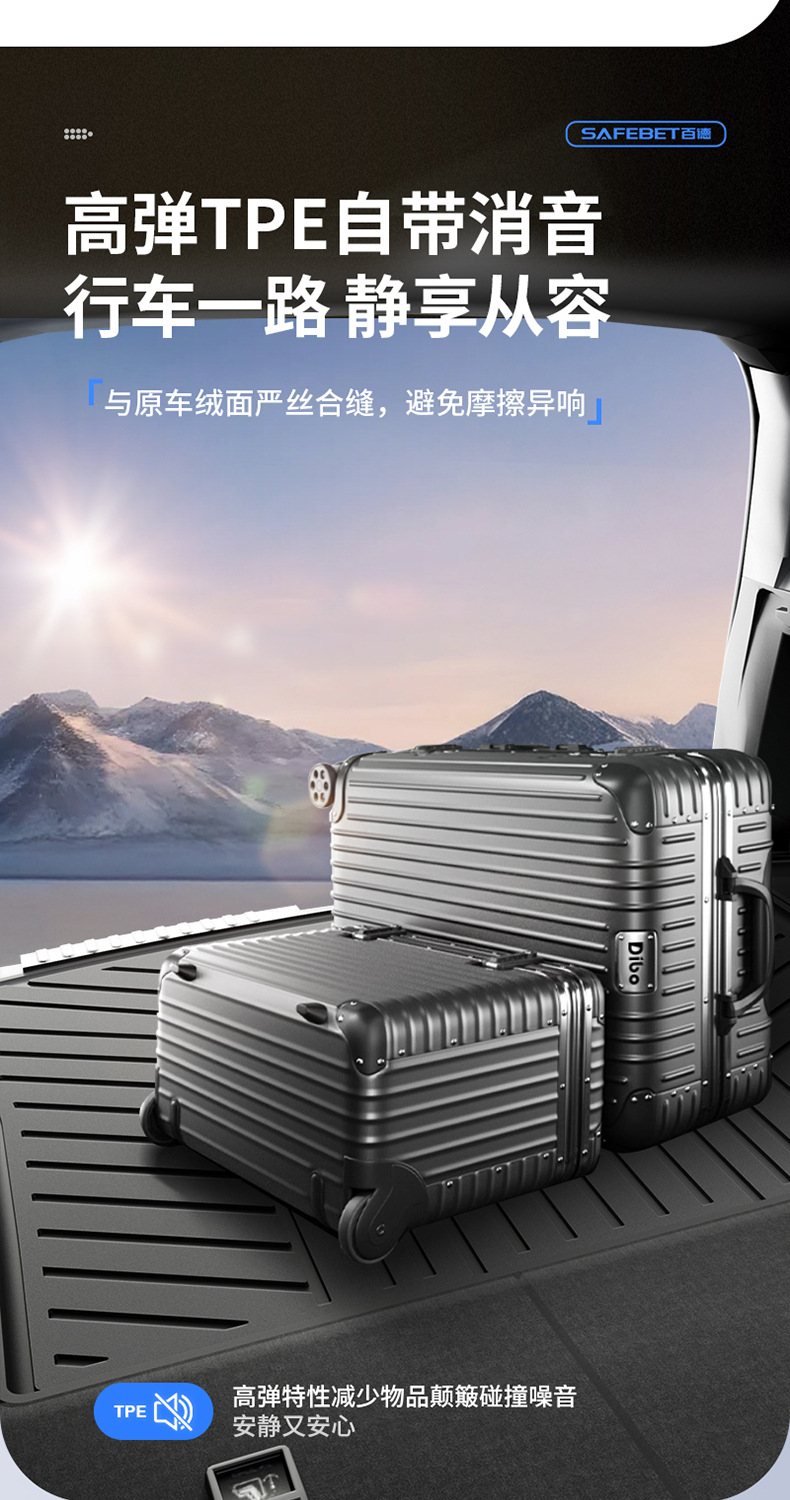 Suitable for Haval H6 Big Dog, Menglong, Xiaolong Max, H6L, All-Weather Tpe Car Trunk Mat