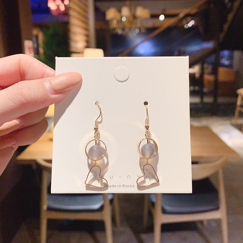 Pendientes de aleación moda coreana, estilo lujo ligero, ideales para puestos callejeros, mercado nocturno y ventas en vivo, al por mayor