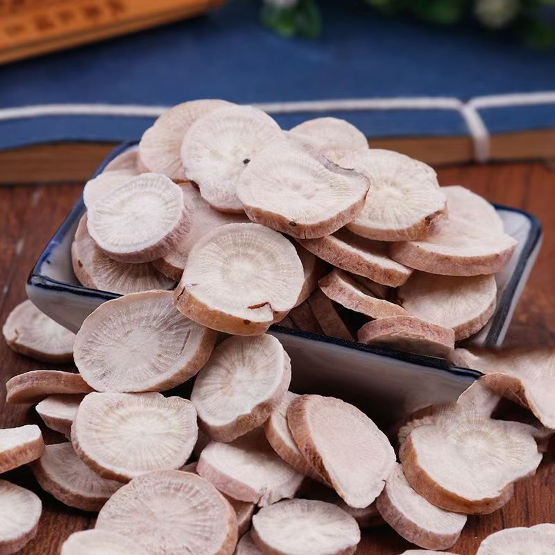 White Peony Root Slices Bai Shao 白芍 Sulfur-Free Dried Herb for Decoction and Powder key features