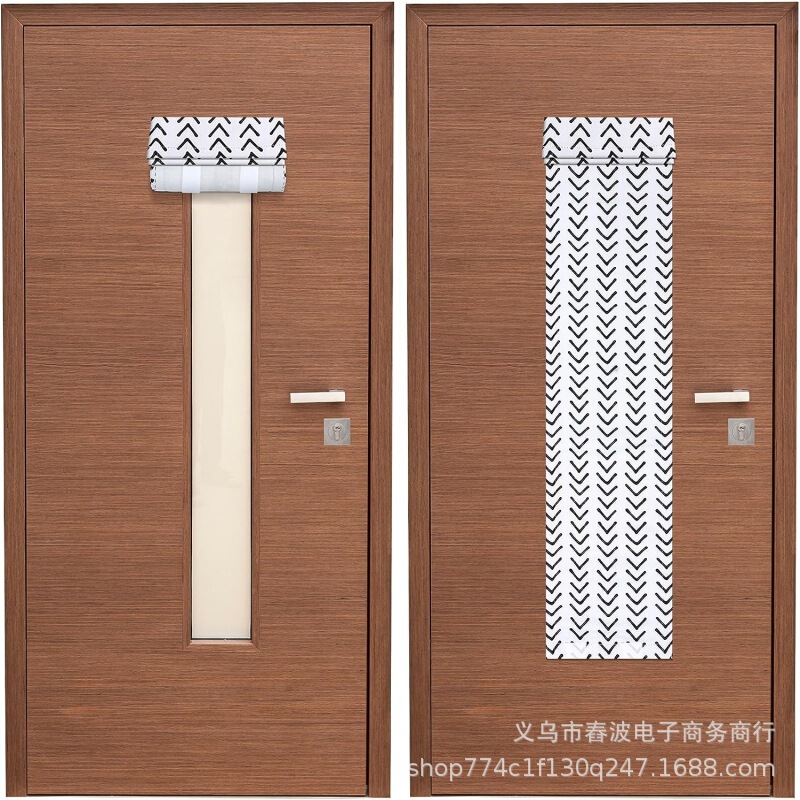 Classroom bedroom door and window cover Arrow curtain shading door curtain glass door and window cover shading curtain room decoration