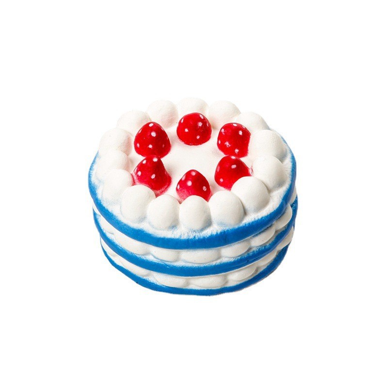 Nuevo pastel de fresa pu rebote lento simulación niños adultos descompresión Vent juguete fábrica al por mayor