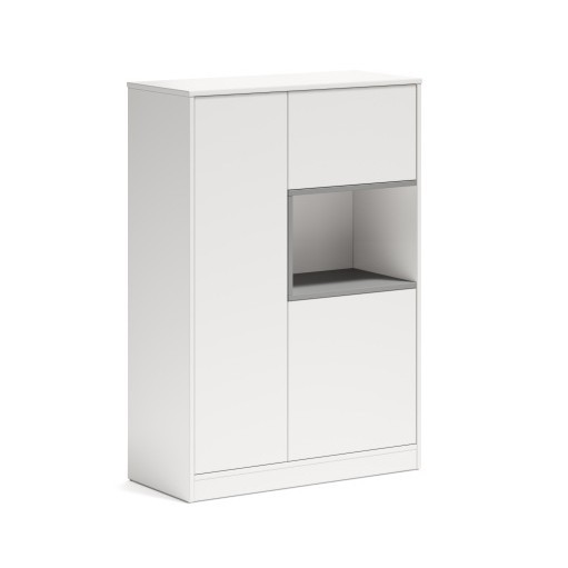 Combinación de escritorio y silla de oficina Personal simple y moderno 6 puestos de trabajo 4 puestos de oficina de personal de la empresa 4 puestos de oficina de personal