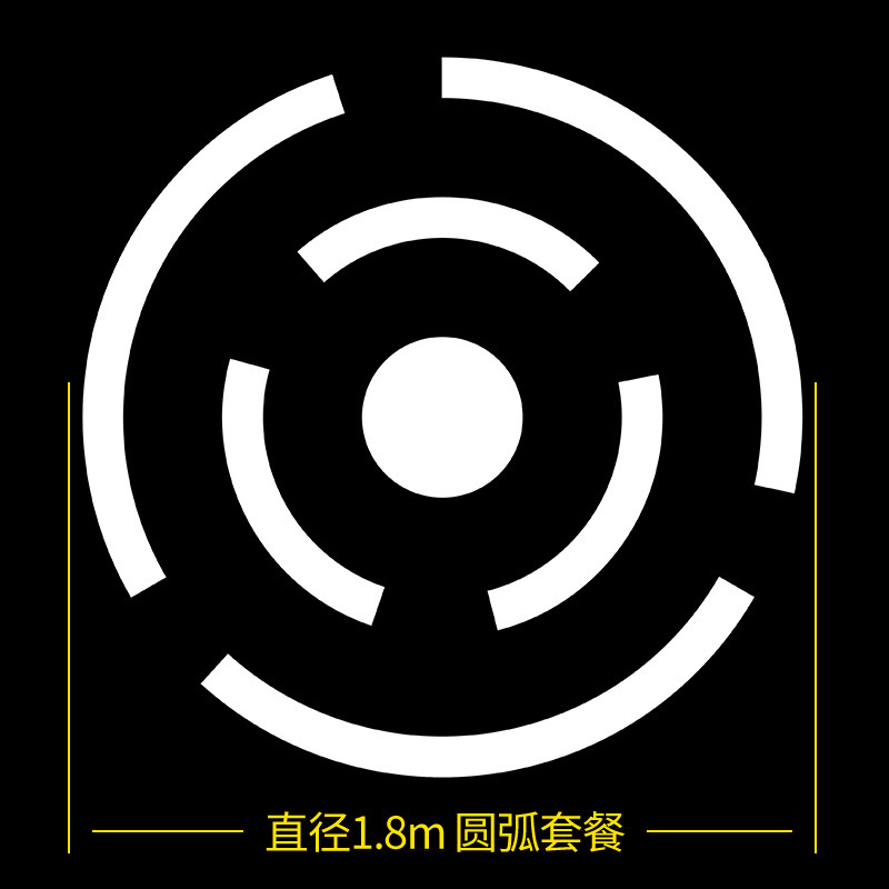 Lámpara de anillo circular industrial ventilada lámpara de anillo de oficina sala de reuniones gimnasio tienda centro comercial lámpara de círculo