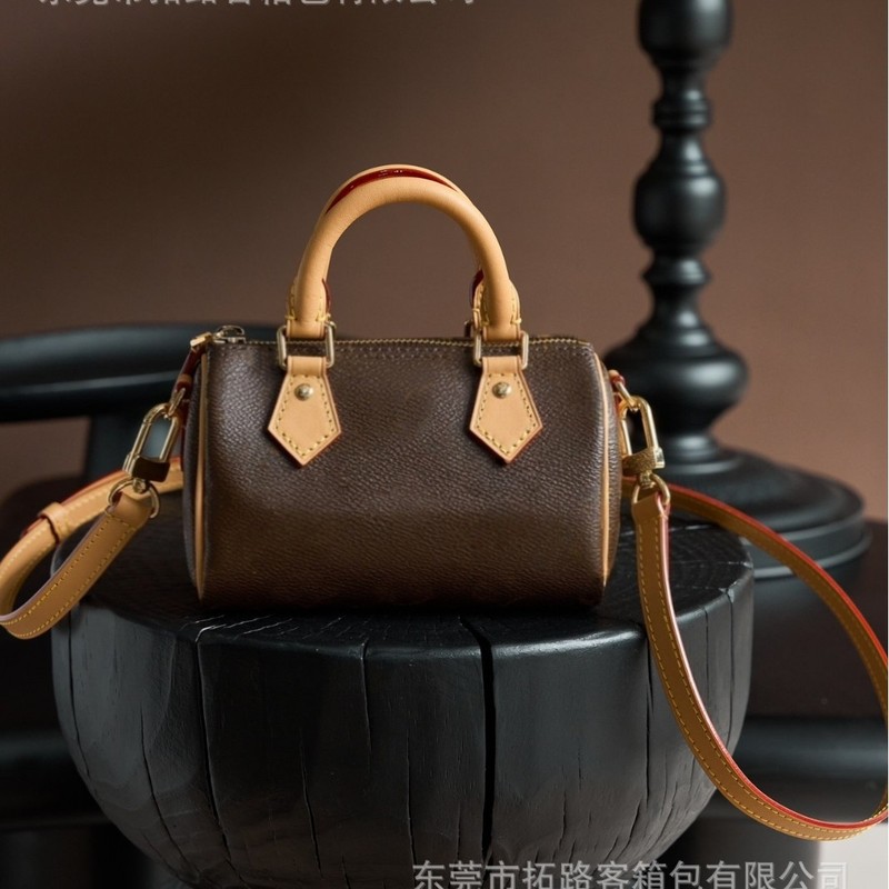 M&LV驴家跨境高版本老花nano迷你枕头16女士手提单肩包大牌包包|undefined