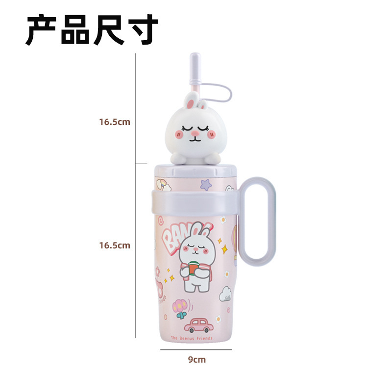 316 taza de acero inoxidable taza de hielo de alta capacidad para niñas mangas al aire libre taza de agua
