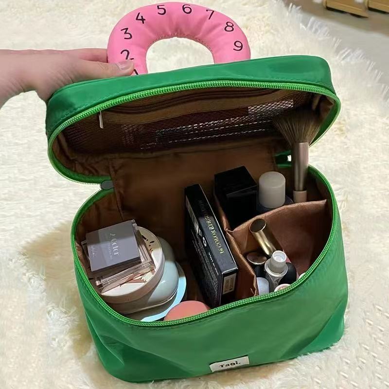 高颜值化妆包随身携带护肤品大容量洗漱包高级感便携手提收纳包|undefined