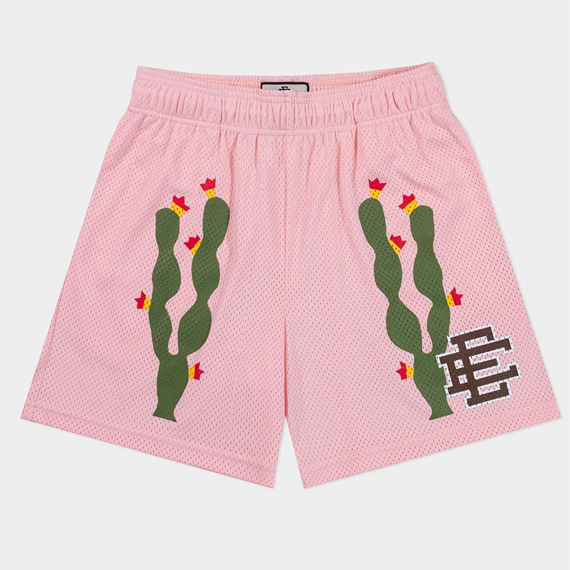 Eric Emanuel EE Pantalones cortos de malla para hombres y mujeres, pantalones de baloncesto deportivo de cuatro puntos