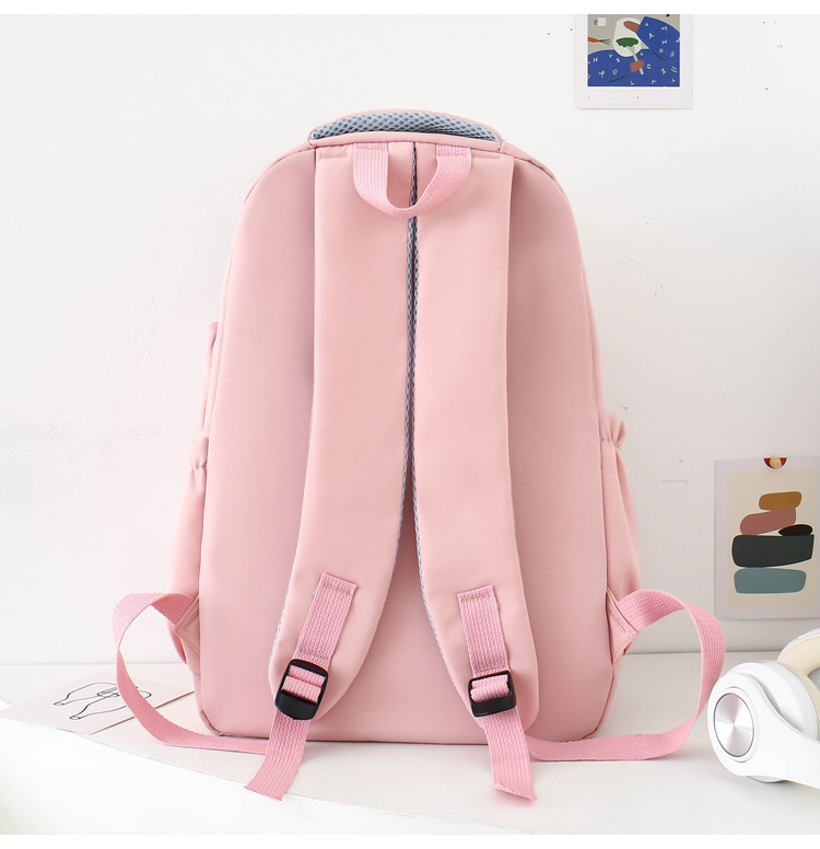 Waterproof 20 Inch Cartoon Letter Casual School School Backpack display picture 3