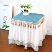 桌布长方形轻奢风床头柜防尘罩电暖桌感罩套烤火桌子茶几桌罩台布
