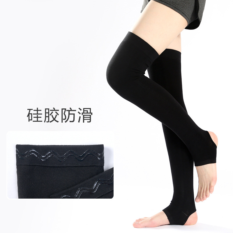 夏用純綿レギンス、男女兼用、冷えた足を暖かく保つ、膝関節とふくらはぎを保護するロングレギンス、足を踏み込みやすい膝上丈|undefined