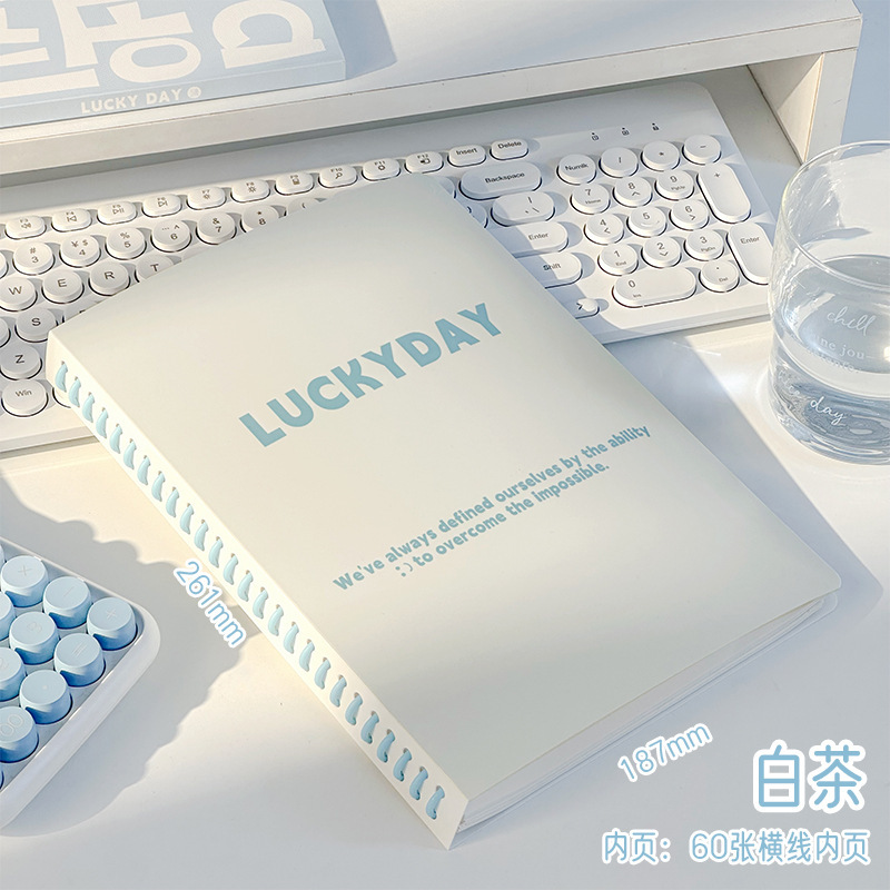 Cuaderno de 3 años de segunda clase desmontable engrosado hoja de cálculo bobina de alto valor facial para estudiantes