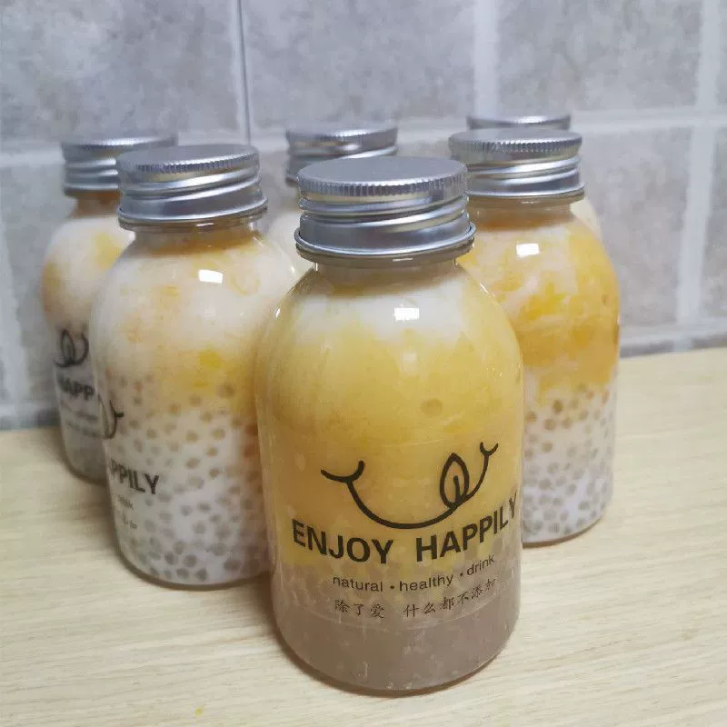 Disposable bottle for commercial use, tea cup, milk tea