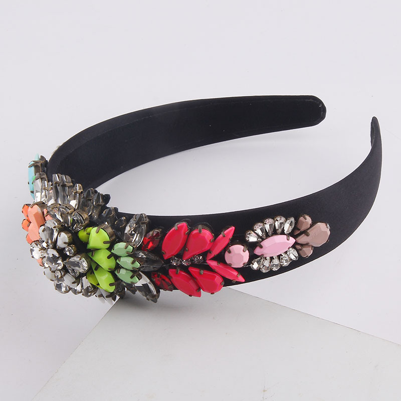 Fashion Baroque Diamonds Colorful Headband display picture 2