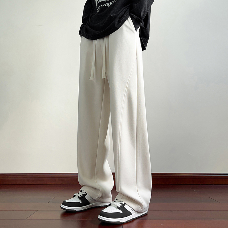 Bendable Knife Pants Trend Brand Straight Leg Sweatpants Men Spring and Autumn Season 2024 New Sports Casual Pants Loose Men's Pants