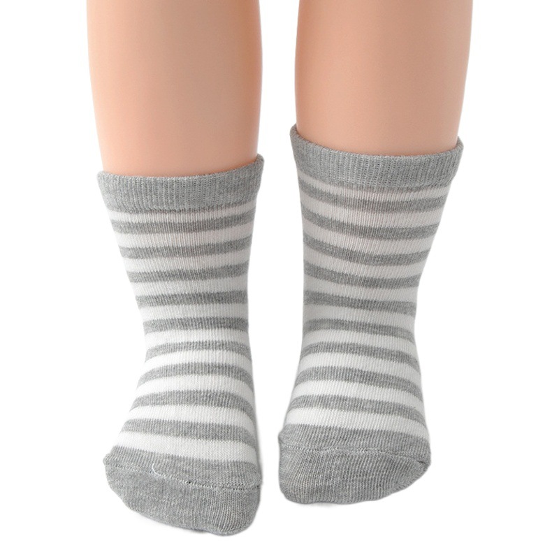 Niños básicos Amazon primavera/verano niños rayas piso calcetines bebé antideslizante Calcetines de los niños al por mayor