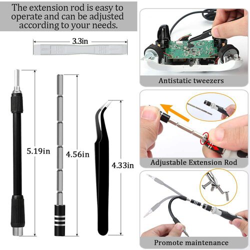 Wholesale 138-in-1 screwdriver set cross-border multifunctional mobile phone precision repair glasses tool set