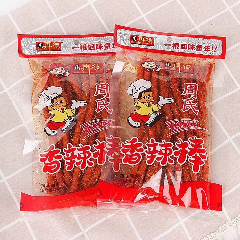 【주재덕】주씨 향유스틱 80g/148g 매운스틱 후난 특산품 간식 도매