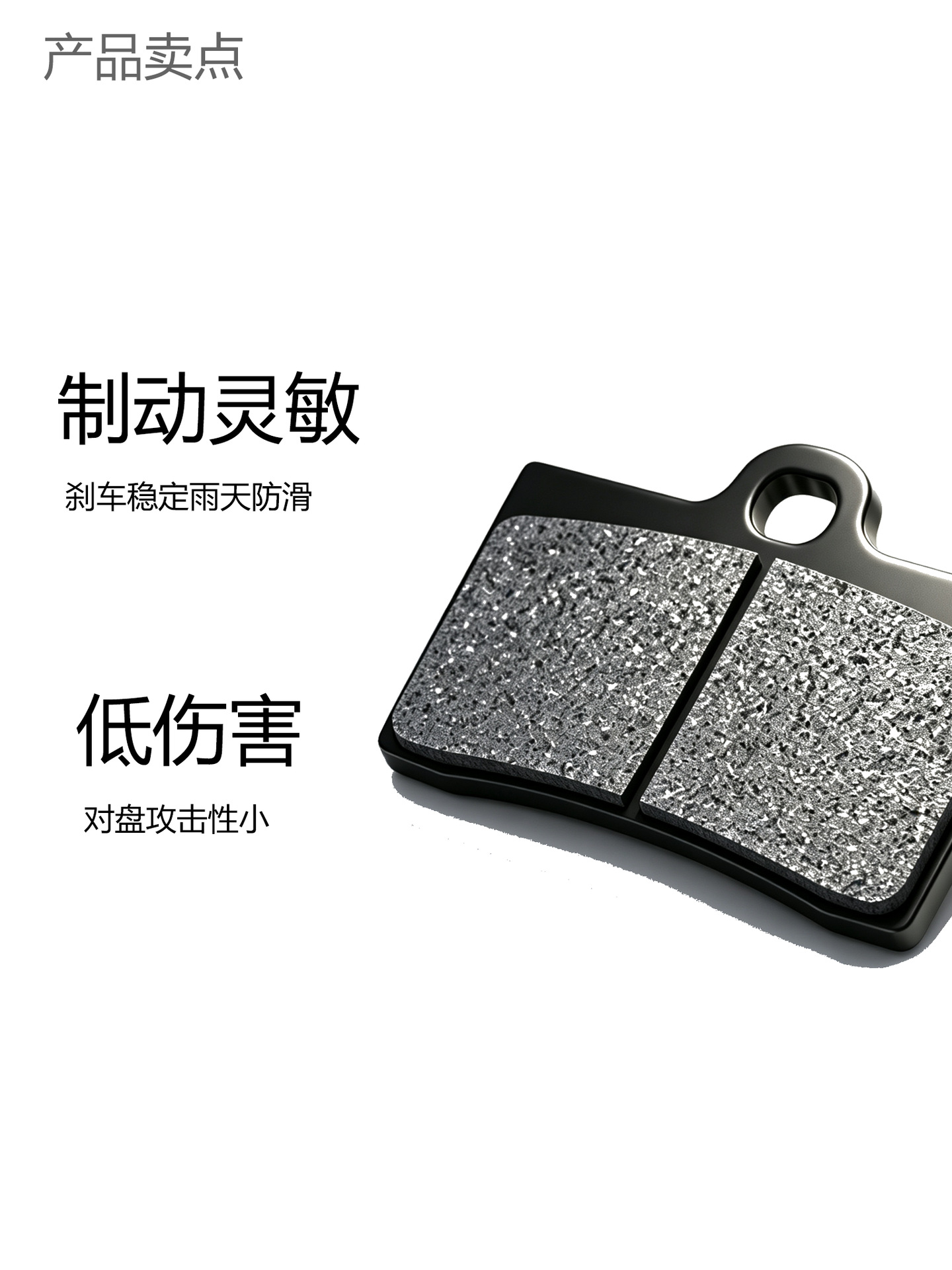 Suitable for Aprilia GPR150R GPR250R GPR125 high-performance brake pads disc brake pads