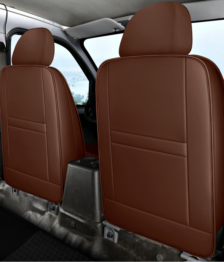 New Car Seat Cushion Full Leather Ice Silk Solid Waist Four-Season Universal Seat Cushion Five-Seater Summer Cool Car Seat Cushion