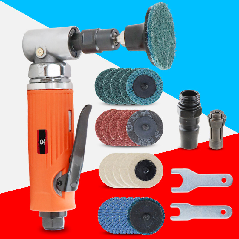 速豹强力型高速H6气动刻磨机H8工业级加长直磨机H9弯头90度打磨机