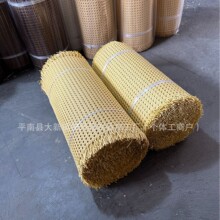 六角八角塑料眼笪工厂批发10米PE仿藤编织网藤编椅子藤椅靠背椅