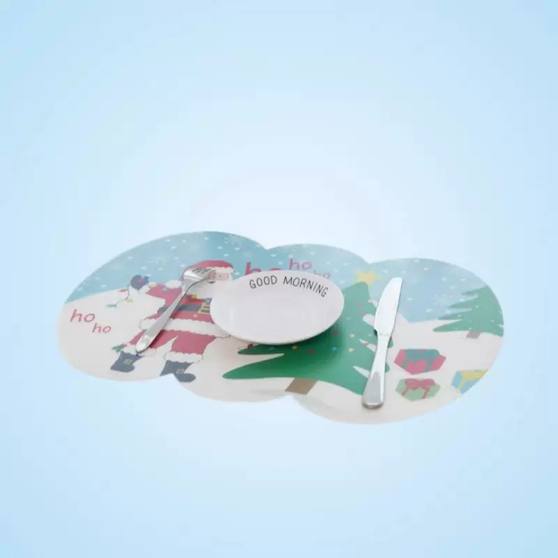 塑料餐垫批发防水隔热防滑桌垫创意杯垫出口跨境热销家用pp餐布垫