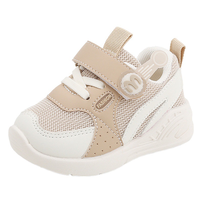 Zapatos de bebé Niño Zapatos funcionales primavera y otoño niños y niñas Fondo suave antideslizante niños zapatilla malla Bebé Zapatos generación pelo