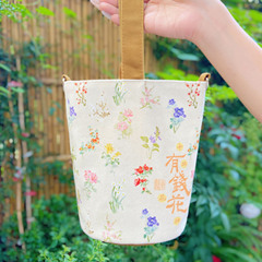 东魅十二花神钱袋子夏日上新一包四背有钱花原创设计斜跨手提包袋