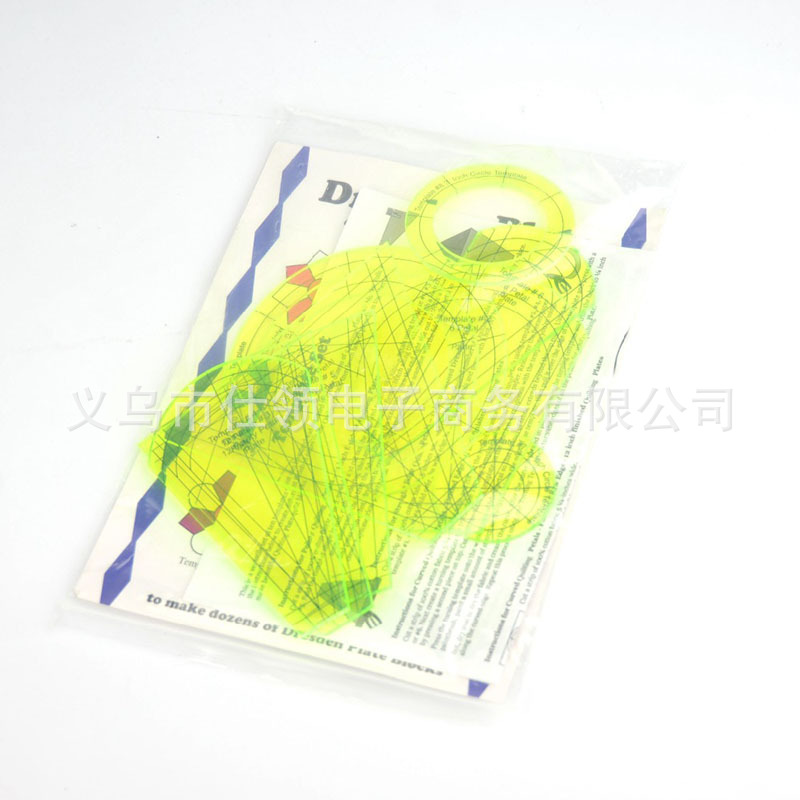 Multi-funcional de 10 piezas de costura de forma especial patchwork regla Regla de acrílico DIY costura regla plantilla patchwork herramienta