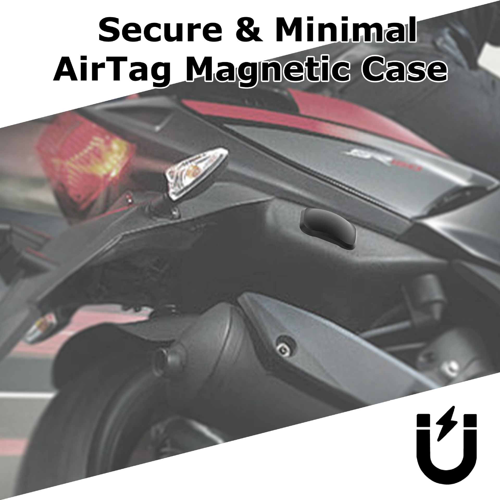 Airtag2 protective case, Apple positioning magnetic anti-loss tracking device, suitable for magnetic silicone Airtag protective case.