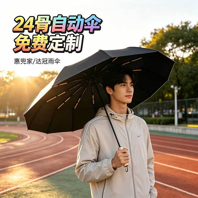 Automatic umbrella for both rain and sun, extra-large, reinforced, sun-proof, UV-resistant, foldable sun umbrella for cross-border supermarkets Automatic umbrella for both rain and sun, extra-large, reinforced, sun-proof, UV-resistant, foldable sun umbrella for cross-border supermarkets