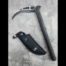 龙泉刀剑联合M48战术镰刀爪刀收割者一体户外防身短刀宝剑未开刃