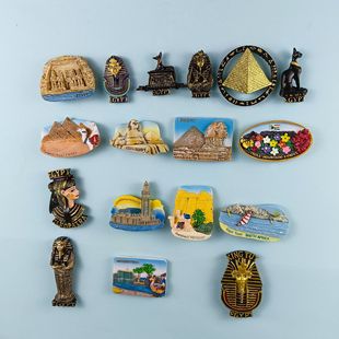 Africa Egypt Morocco refrigerator magnet city tourist souvenir wholesale manufacturer three-dimensional handmade creative personality
