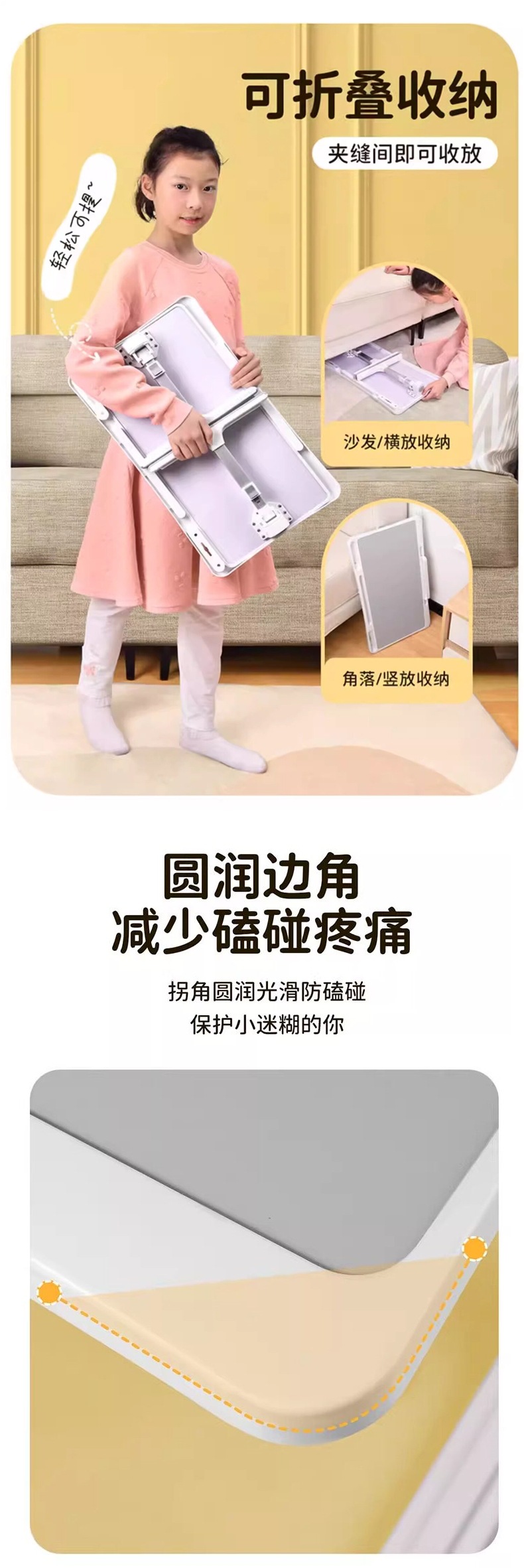 Car-Mounted Small Table Board for the Back Seat, Foldable Car Interior Study and Homework Tool, Rear Seat Writing Desk for Car Use