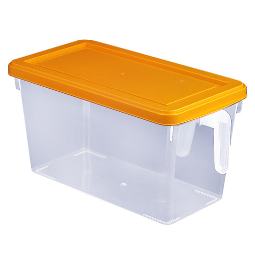 Large-capacity refrigerator storage box fresh-keeping storage box kitchen food sealed frozen transparent plastic fruit and vegetable fresh-keeping box