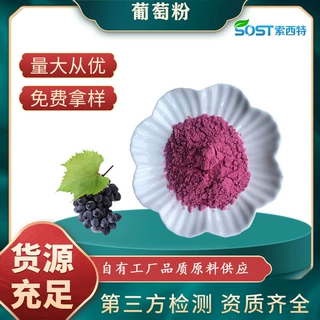 葡萄粉 食品级原料冲饮 源头厂家葡萄果粉固体饮料压片糖果可寄样