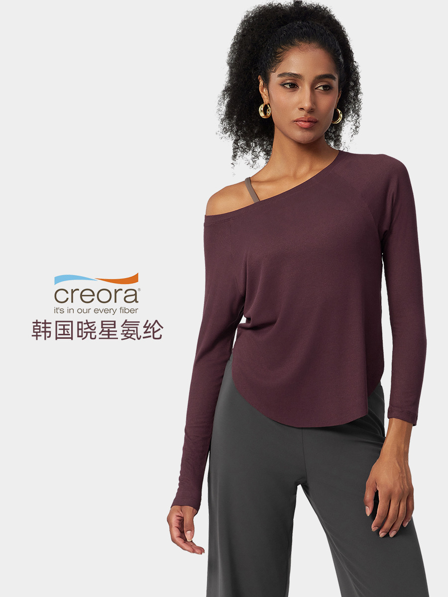 Spring thin sports long-sleeve for yoga for gym