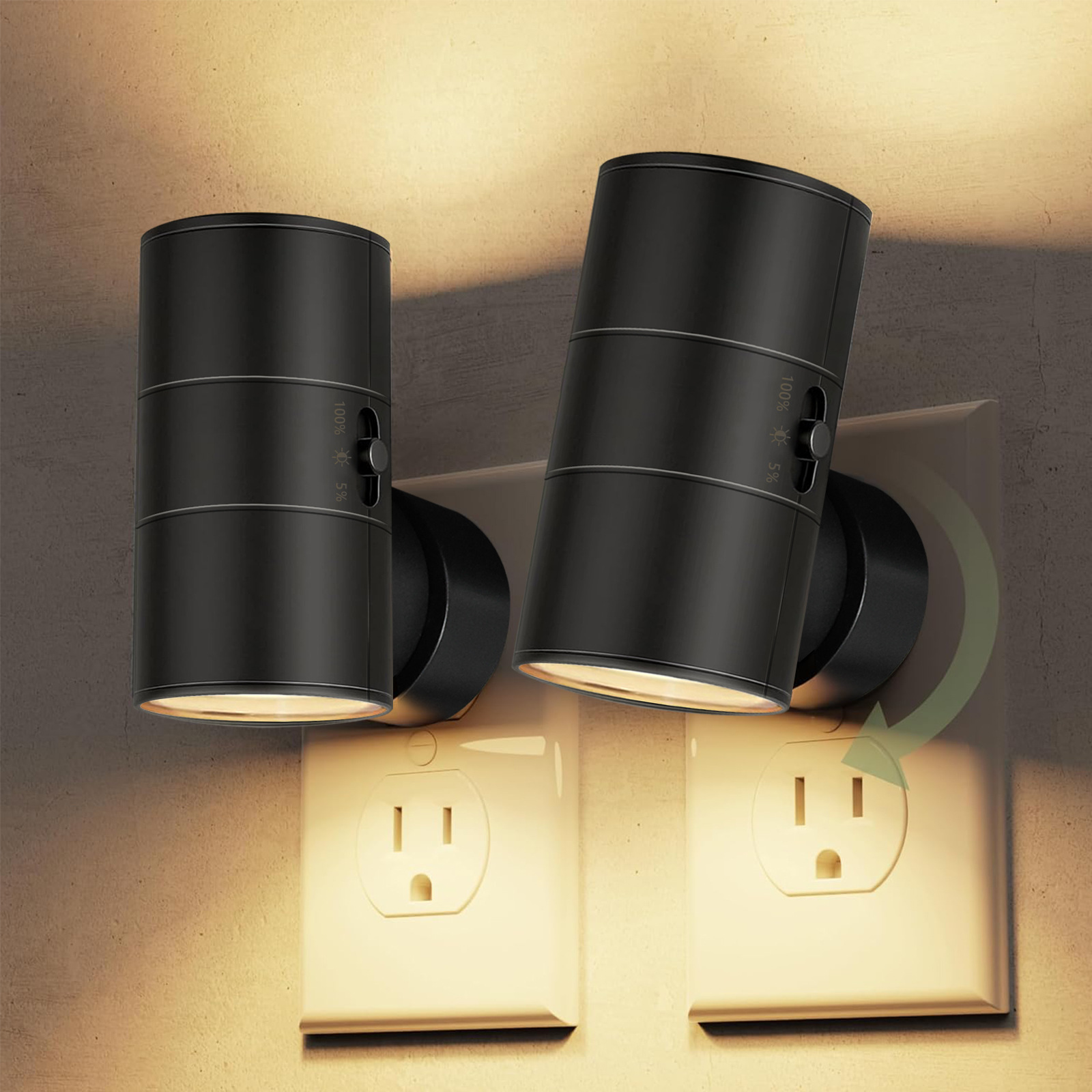Amazon LED lámpara de pared enchufable luz nocturna detección de movimiento inducción de luz caliente 3000K iluminación de dormitorio luz de atmósfera image 15