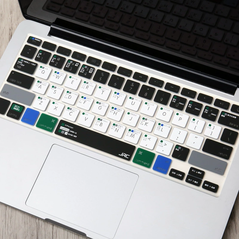 Накладка‑клавиатура (Apple) для MacBook Air/Pro — коралловая, серая, «звёздная» чёрная; для многих моделей