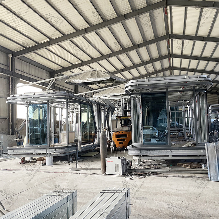 Internet celebridad reloj-en la fotografía Hotel móvil espacio cápsula interna Sistema Inteligente tecnología experiencia B & B