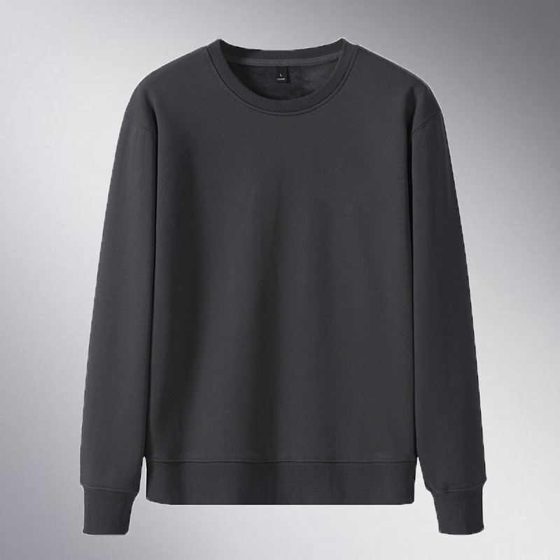 퓨어 다크 그레이 [벨벳 없는 라운드넥]