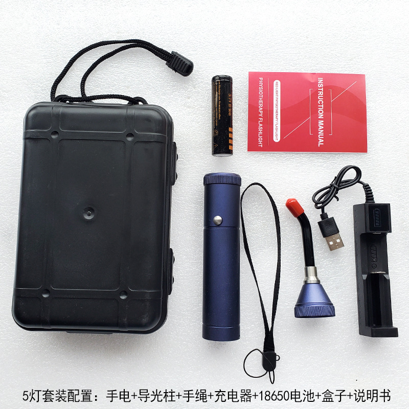 Equipo de iluminación oral infrarrojo del examen LED 850nm de la luz de la linterna de la luz roja de la columna transfronteriza de la guía