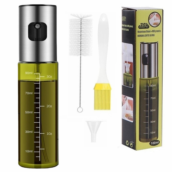 Shading German oil spray bottle sprayed glass oil spray can olive…